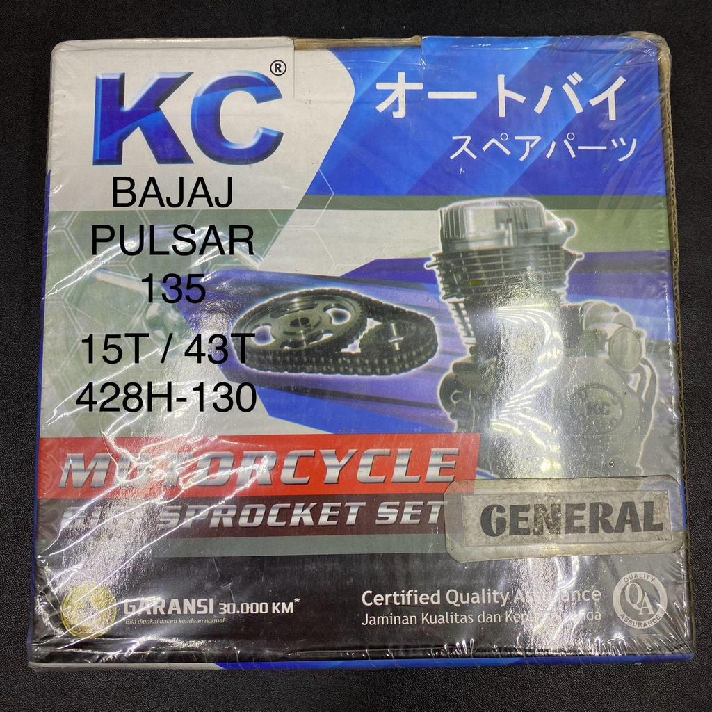 BAJAJ PULSAR 135 KC GEARSET CHAIN PACKAGE