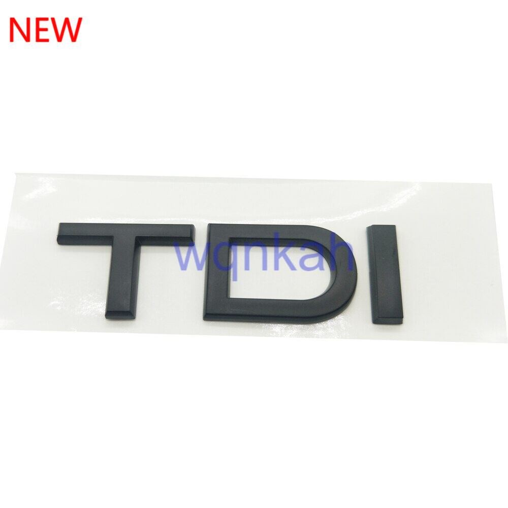2024 ใหม่สําหรับ Audi A4 S4 A5 S5 A6 C6 A7 A8 A6L TDI Matte สีดําสัญลักษณ์รถจัดแต่งทรงผมด้านหลัง Tru