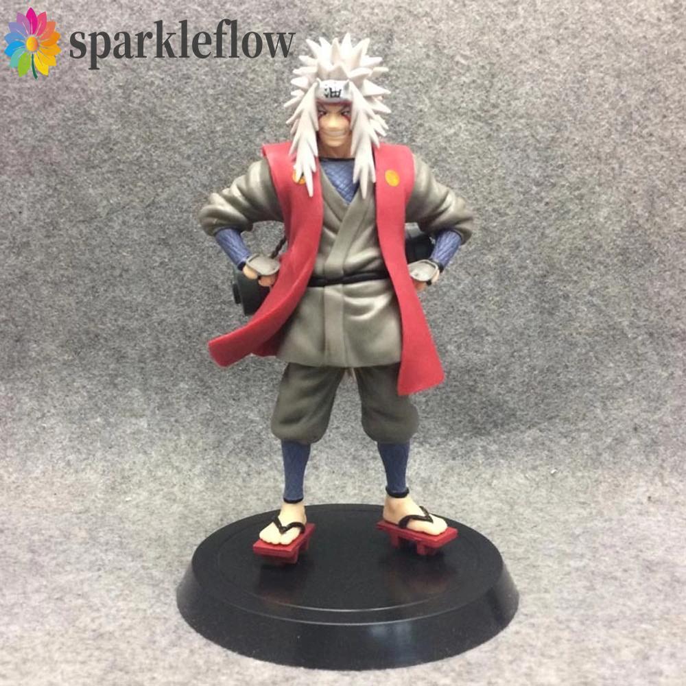 SPARKLEFLOW Jiraiya Action Figure ของเล่น 19 ซม.ของขวัญ PVC Naruto Jiraiya