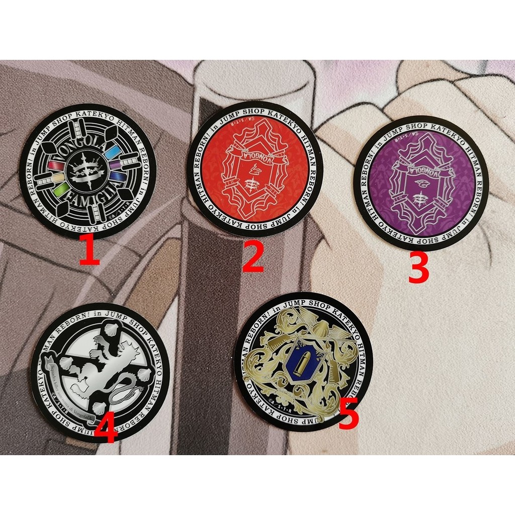 [สินค้าต้นฉบับ] B Tutor HITMAN REBORN! สติ๊กเกอร์โบนัส Varia Tsuna Temple Varia