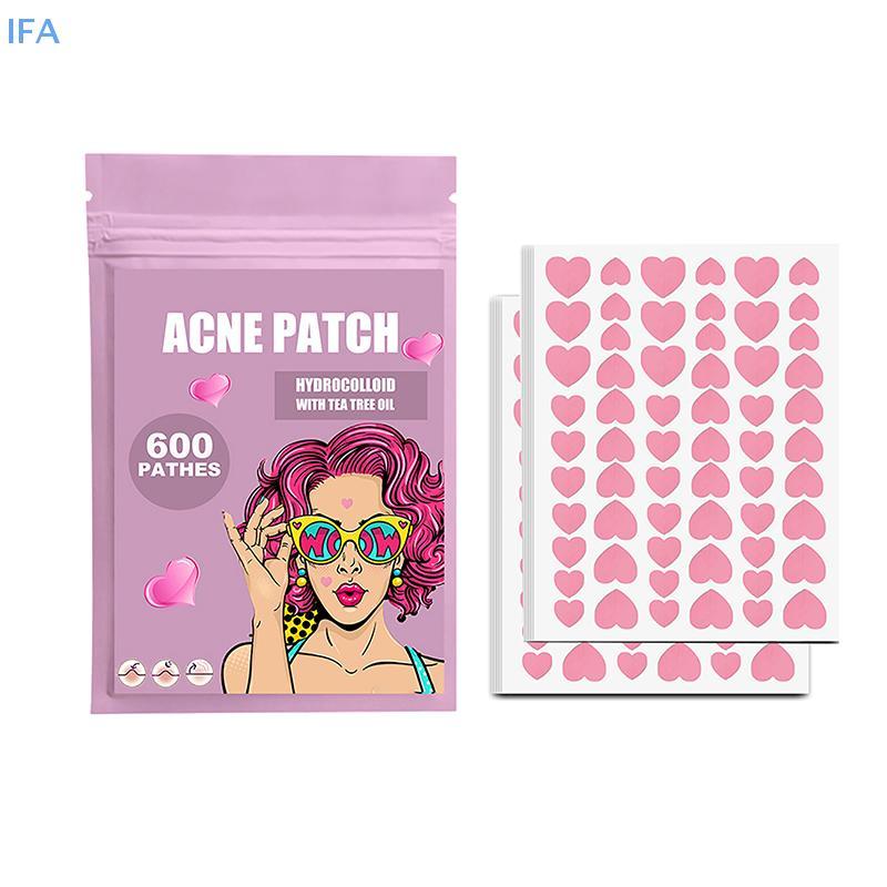 IFA 300/600/1200 ชิ้น/เซ็ตหัวใจสิว Patch สิวที่มีสีสันที่มองไม่เห็น Skin Care สติกเกอร์คอนซีลเลอร์ F