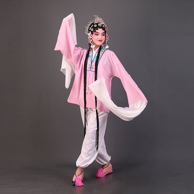 ชุดละคร Qingyi และ Huadan เสื้อนุ่มสำหรับละครปักกิ่ng ดีไซน์สำหรับการฝึกฝน
