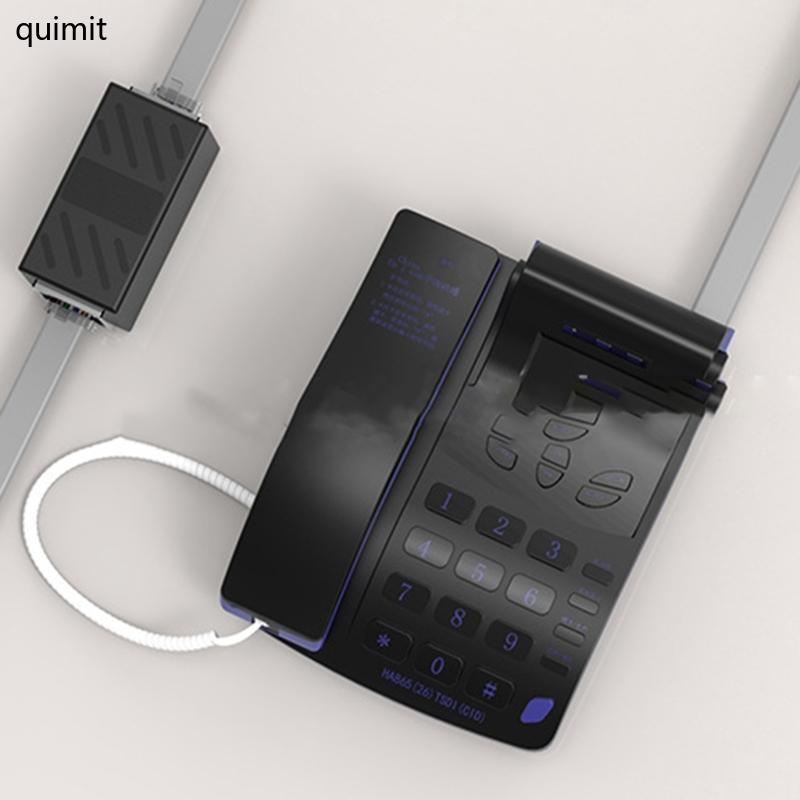 QUIM RJ11 Coupler โทรศัพท์ตรงอินไลน์ Coupler RJ11 6P6C 6P4C 6P2C อะแดปเตอร์