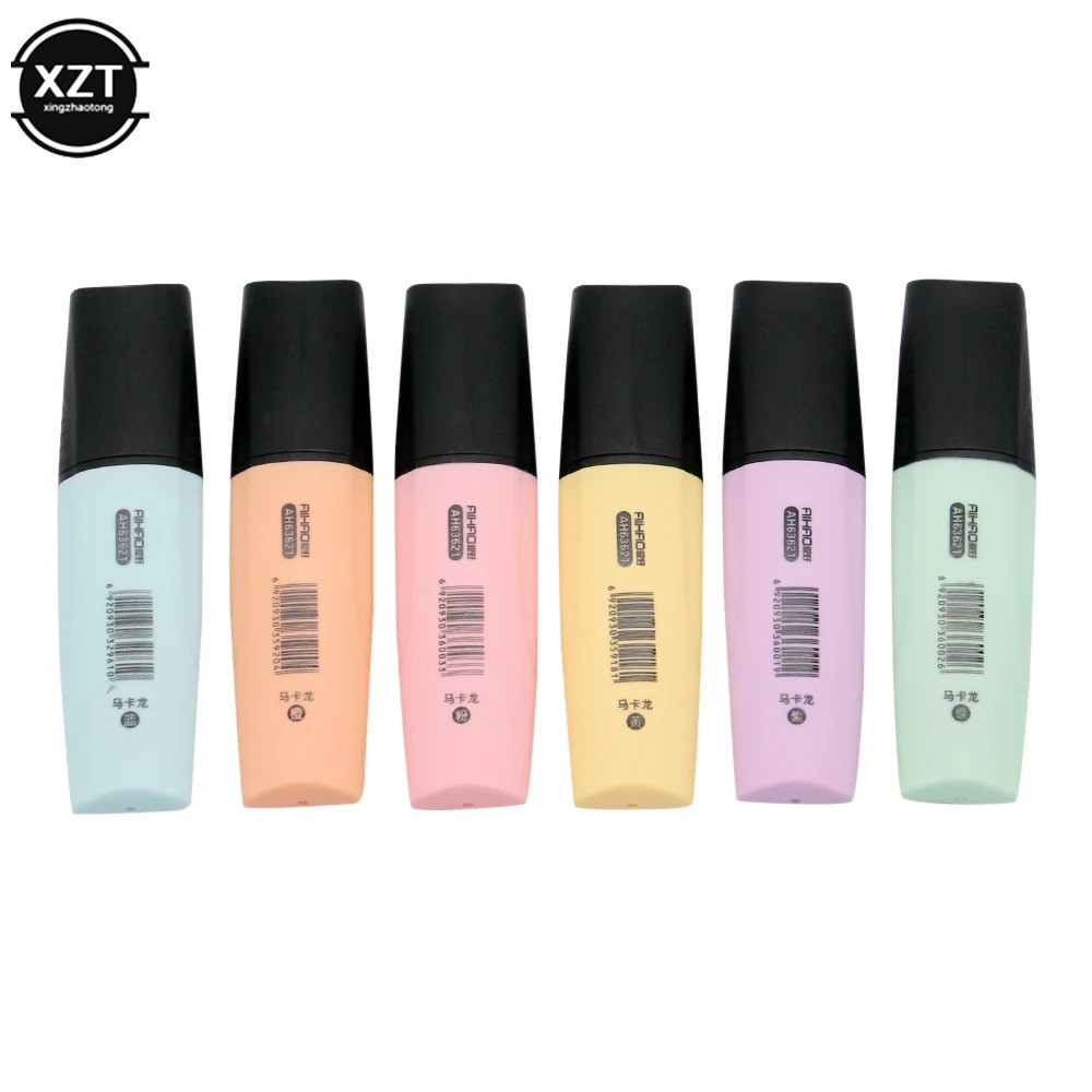 Best Value Multi-color Marker Graffiti Highlighter Oblique Tip Pen Head Office Note Pen เครื่องมือกา