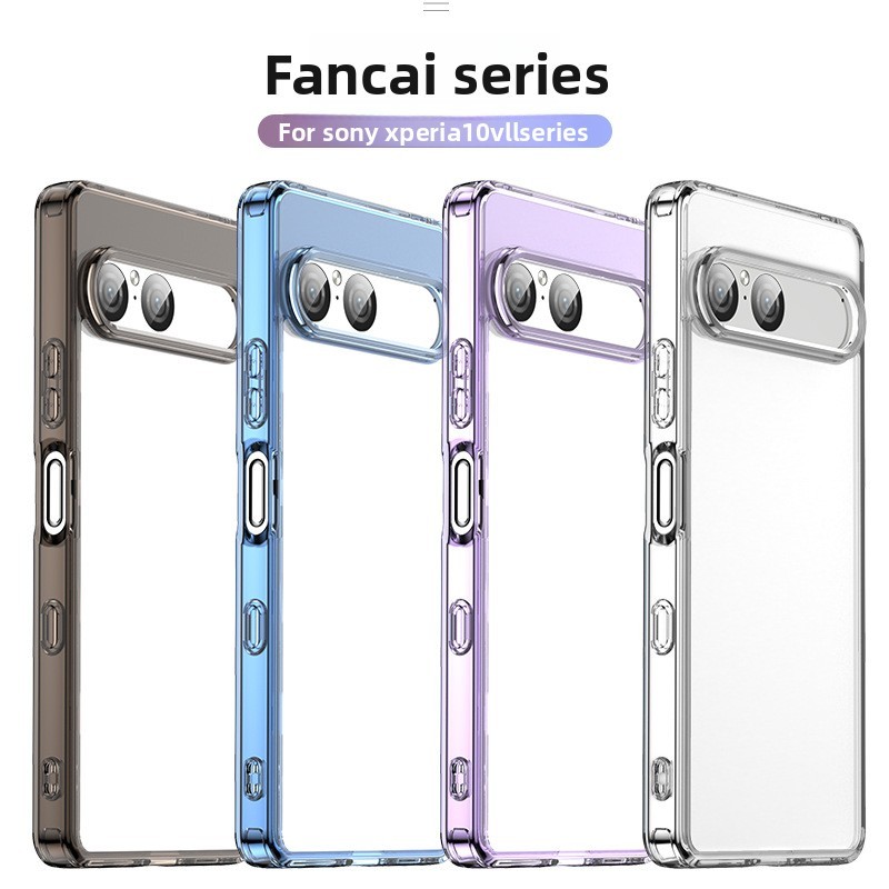 เคสโทรศัพท์บางเฉียบสําหรับ Sony Xperia 10 VII HD อะคริลิคใสป้องกันการกระแทก Hard Case