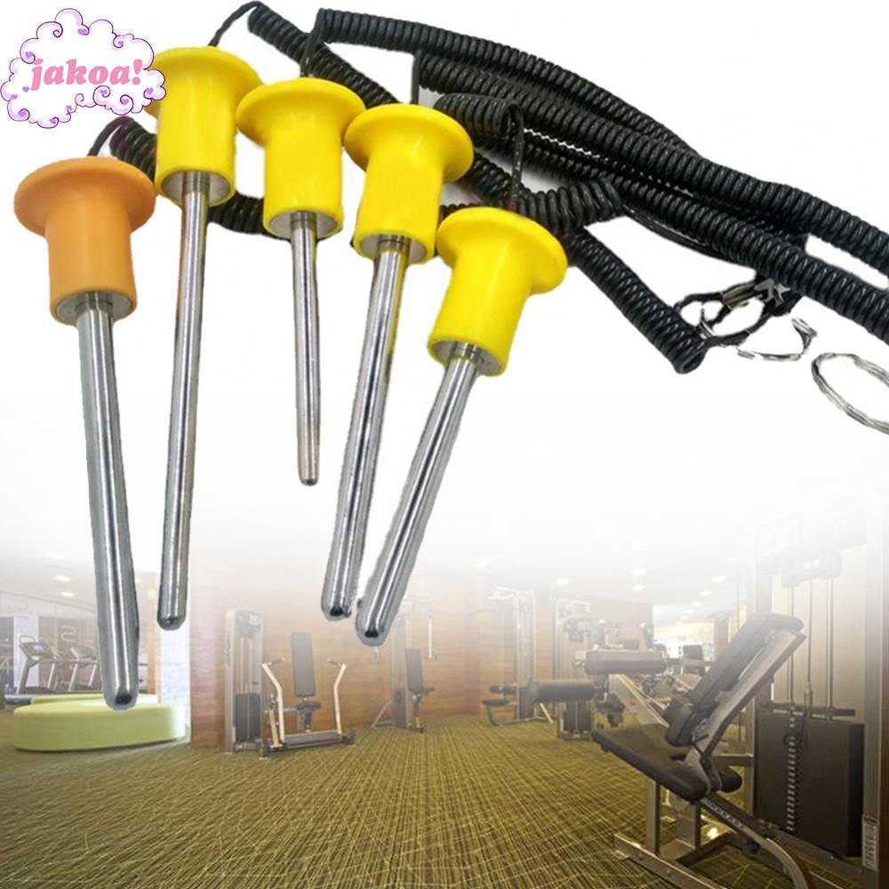 ❀On Sale❀Weight Stack Pin Bolt M8/M10 W/ Reinforced Steel Wire Lanyard For Gym Equipment❀