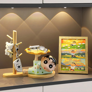 ถาดเครยอนชินจังน่ารักที่ใส่ที่เก็บกุญแจสร้างสรรค์ของตกแต่งบ้…