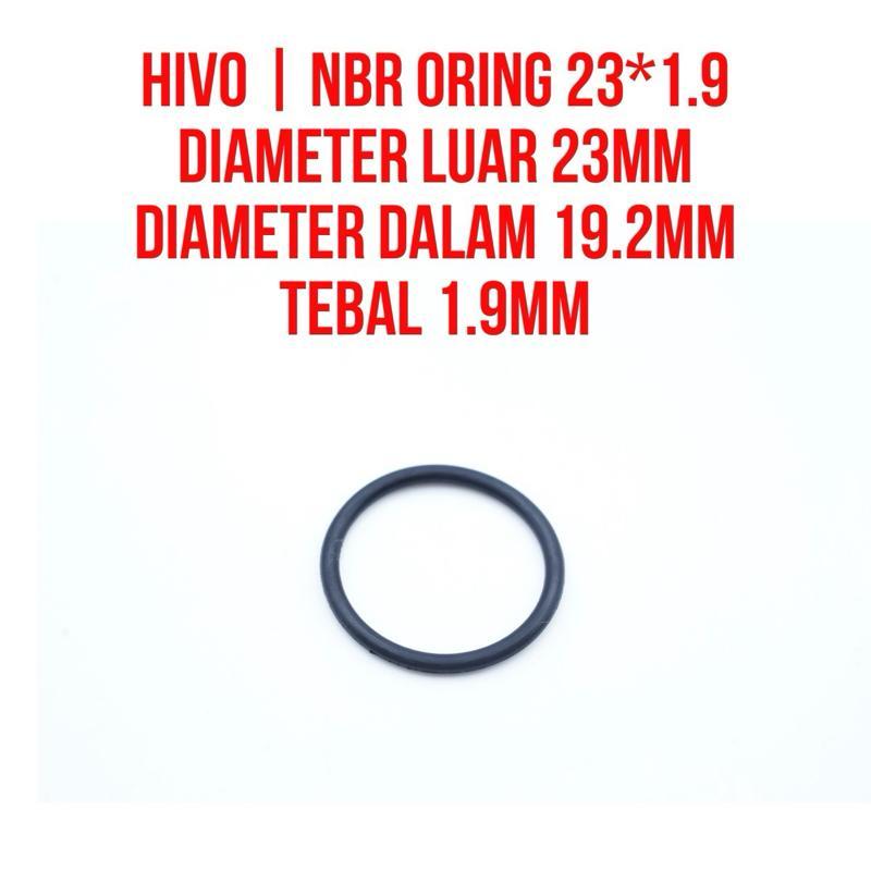 Oring 1.9x19.2 1.9*19.2 1.9 x 19.2 ซีล Sil NBR70 ความหนา 1.9 มม. เส้นผ่านศูนย์กลางภายใน 19.2 มม. ทนค