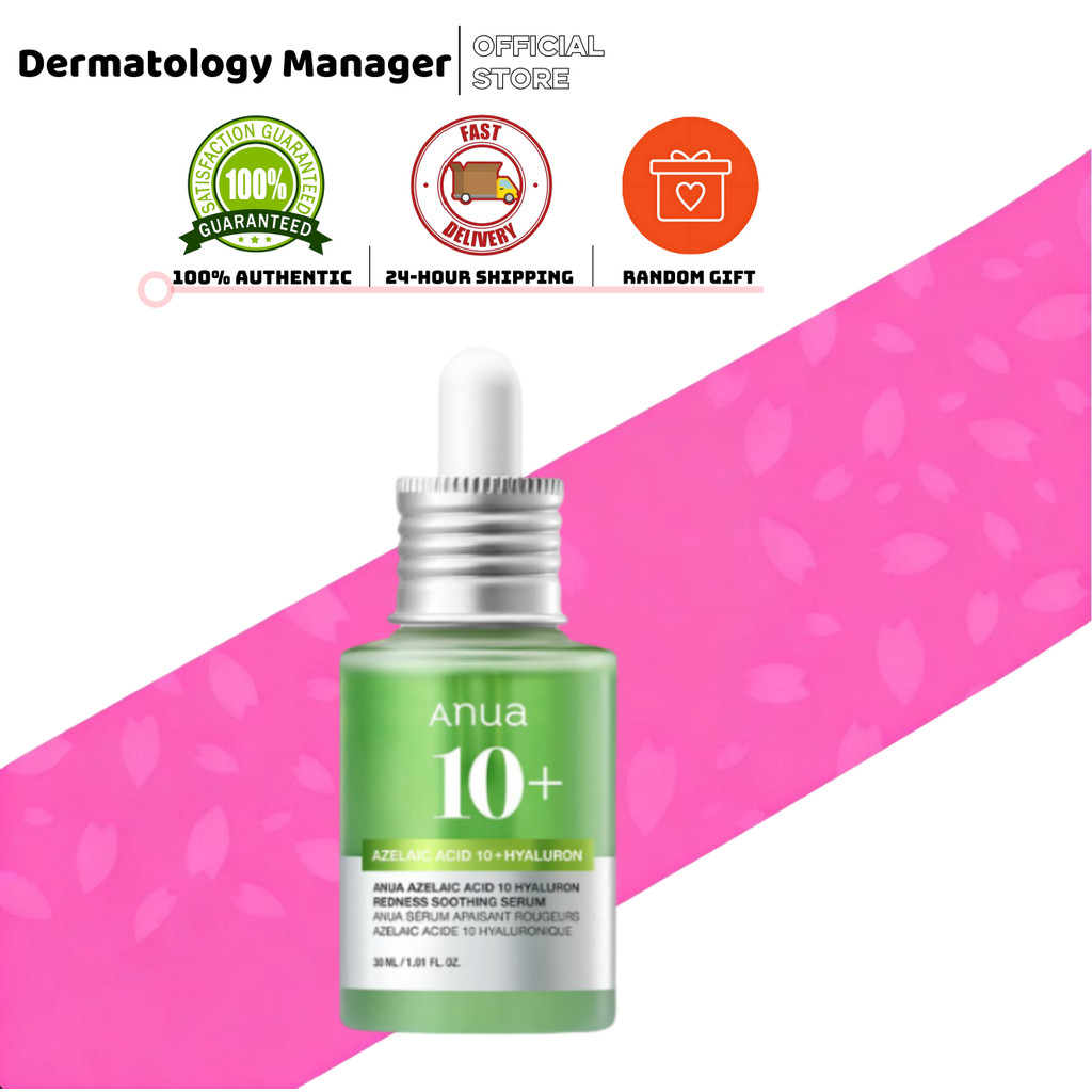 [Anua] 10% Hyaluron RednessSoothing Serum Acne And PimpleRemover Acne Spot Treatment 30ml