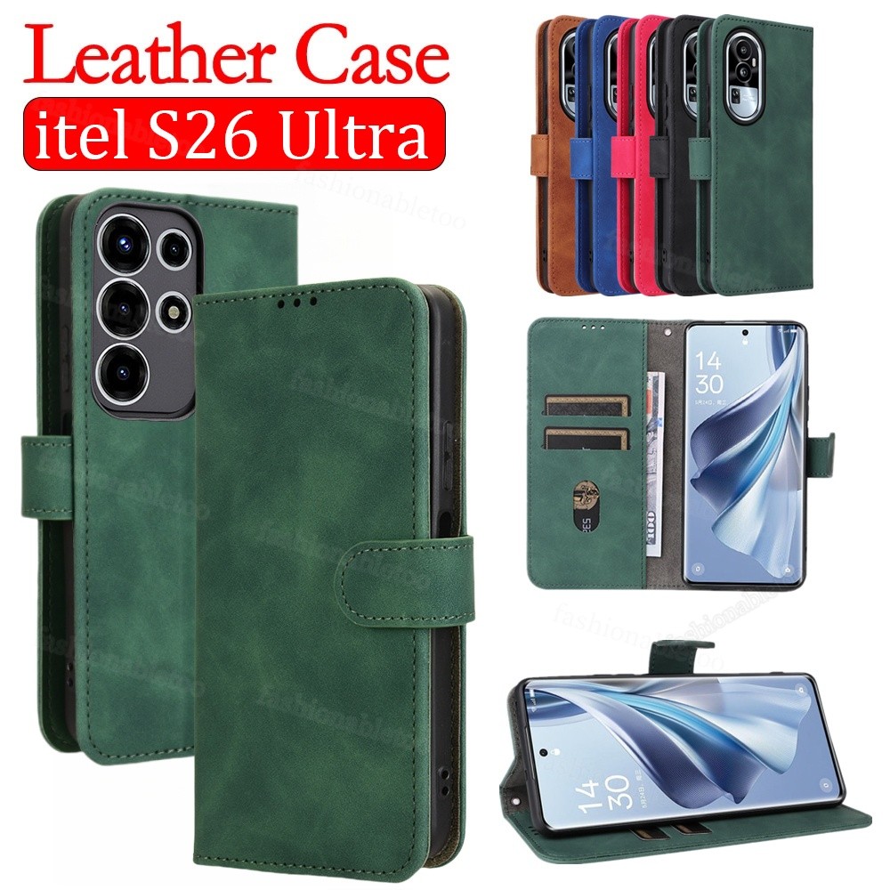 For itelS26Ultra Flip Leather Phone Case For itel S26 Ultra S26Ultra S26 SuperS26Ultra itelS26Ultra 