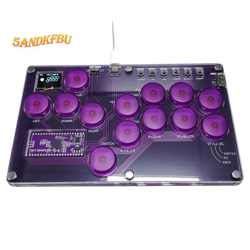13key Joystick คีย์บอร์ด Stick // Switch/Steam Controller Fight Sticks ติดตั้งง่าย C