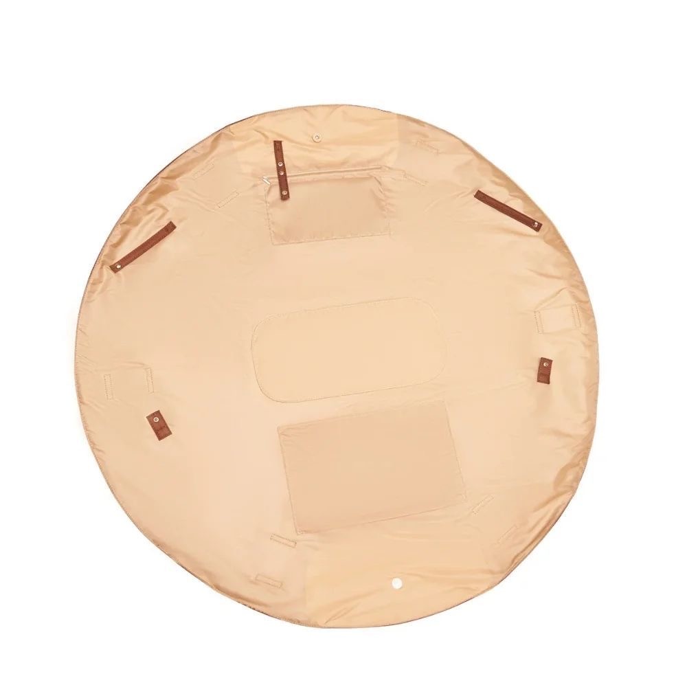 กระเป๋าเดินทางความจุขนาดใหญ่กลางแจ้งCamping Tote Bag One-Click Storageสไตล์ใหม่All-Matchกระเป๋าหญิงไหล่เดียวCross @- - รูปที่ 4