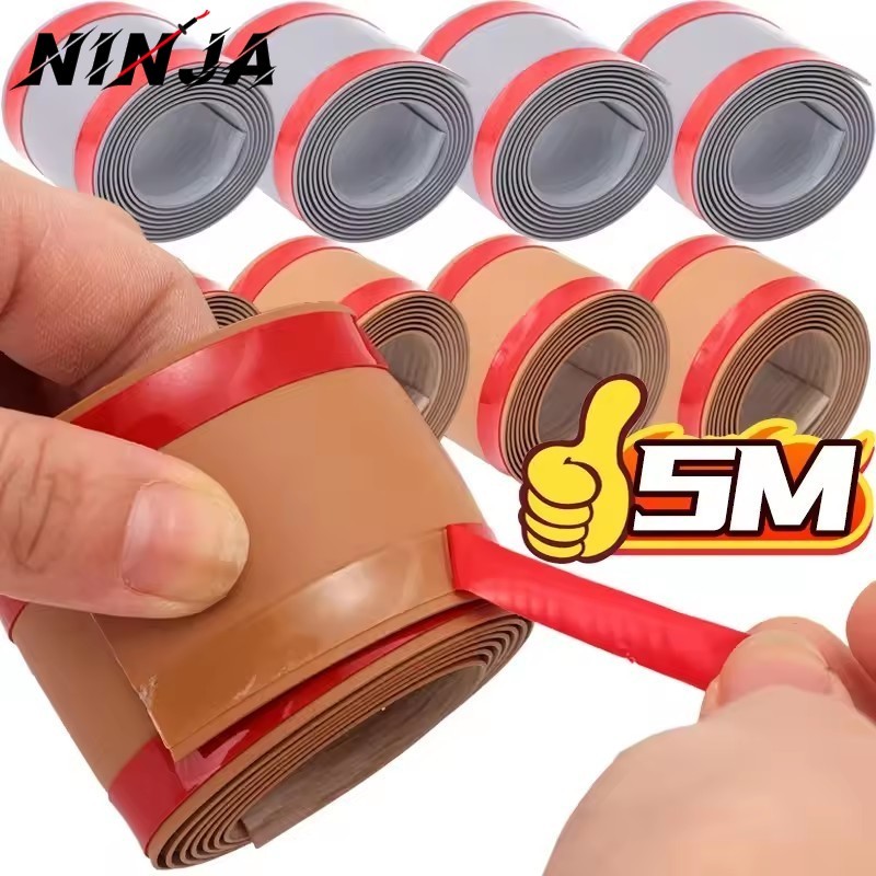 [H&L]Desk/Wall Cable Organizer Cover-1/3/5 ชิ้น | คอนซีลเลอร์ Trimmable แบบมีกาวในตัว PVC ลายไม้| สํ