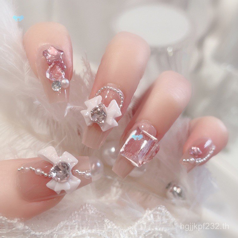 ชุดสําเร็จรูป E-border e-cuteAdvanced Handmade girl pure Bownail VHAY