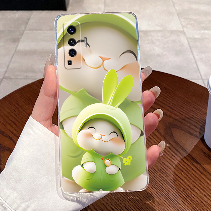 ปลอกสําหรับ Vivo X50 / X50 Pro 5G ความงามหรูหราน่ารัก Cool ชายหญิงซิลิโคนนุ่มเคสโทรศัพท์ฝาหลังโปร่งใสกันชน Shell ราคา ถูกที่สุด ดีลบีเคเค แกลเลอรีภาพที่ 3
