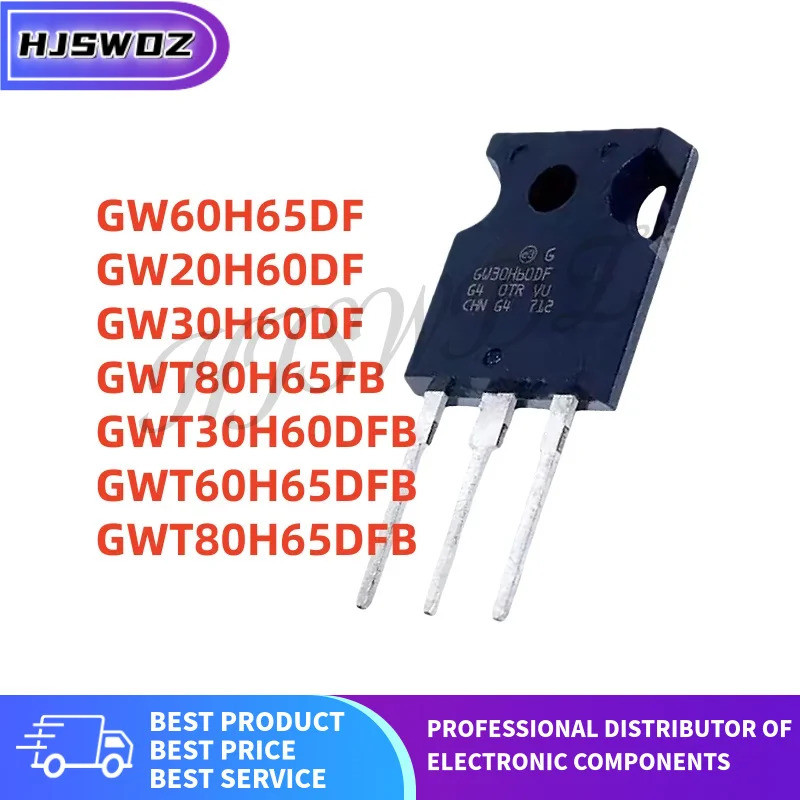 5PCS GWT80H65FB GWT80H65DFB GW60H65DF GWT60H65DFB GWT30H60DFB GW30H60DF GW20H60DF TO-247 Field Effec
