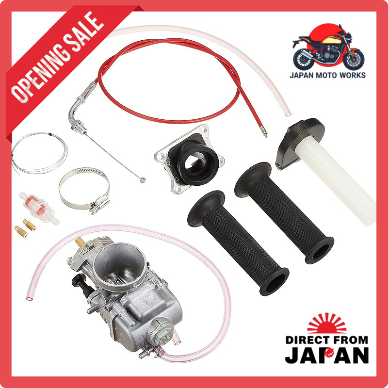 KITACO Big Carburetor Kit (Keihin PWK φ28M) for MBX50/NS50F/NSR50/NS-1, etc. 110-1081314