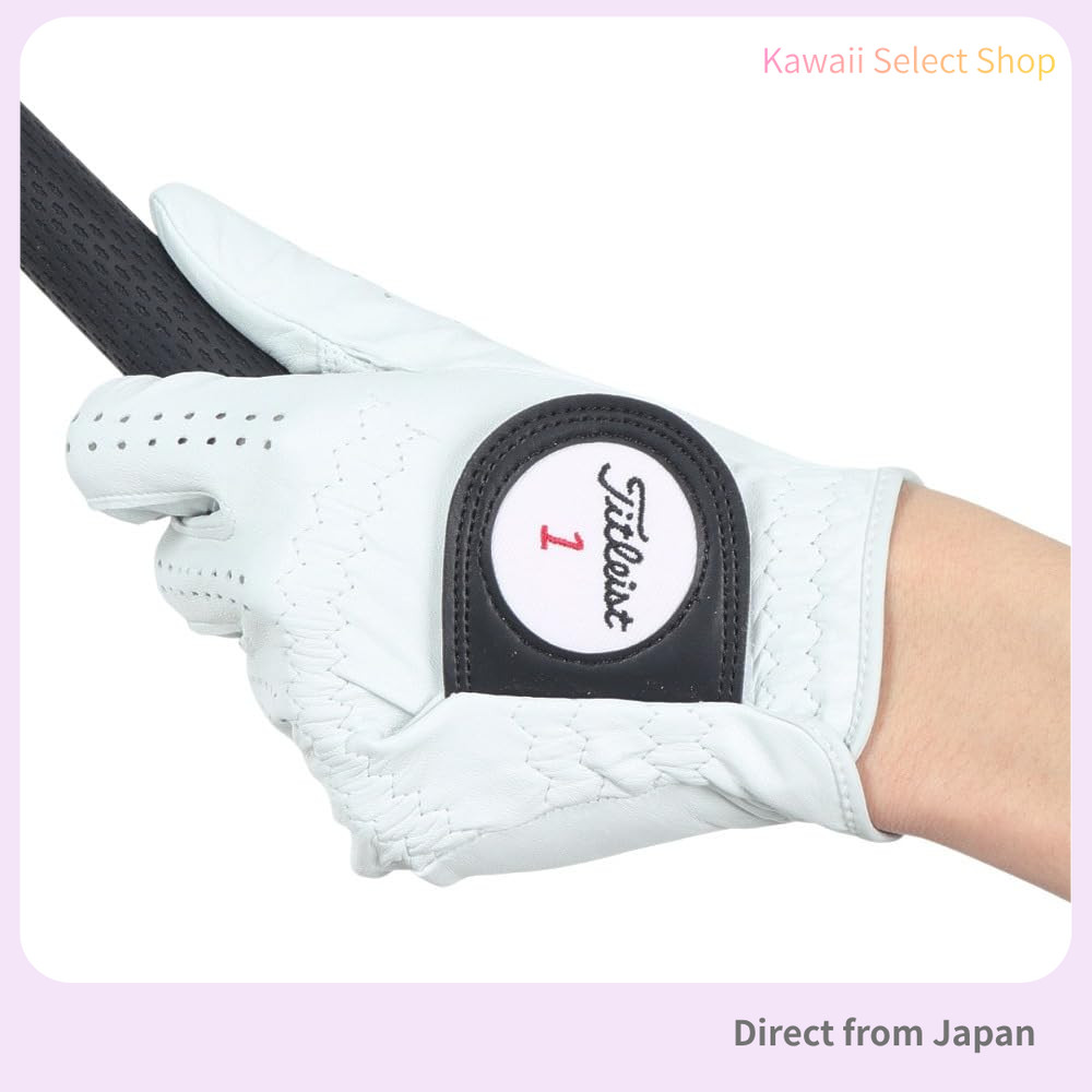 【Direct from Japan】ถุงมือกอล์ฟ TITLEIST รุ่น Professional Glove TG73WT-23 สีขาว สำหรับมือซ้าย ✋ หนัง