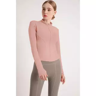 💗NEW COLOR💗เสื้อออกกำลังกาย UV กันแดด แขนยาว ทรงสลิม 18 สี S-3XL | Slim UV Active Yoga jacket ผ้ายืดหยุ่นได้ดี