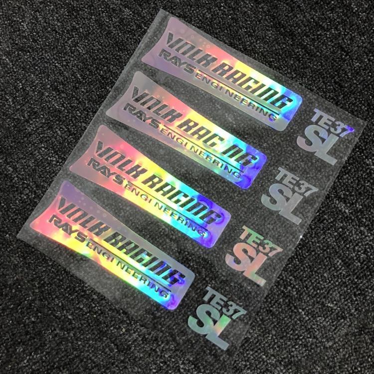 สีสันเลเซอร์ te37 ล้อ   สติ๊กเกอร์ดัดแปลงล้อ RAYS รุ่น TE37SL   สติกเกอร์สติกเกอร์