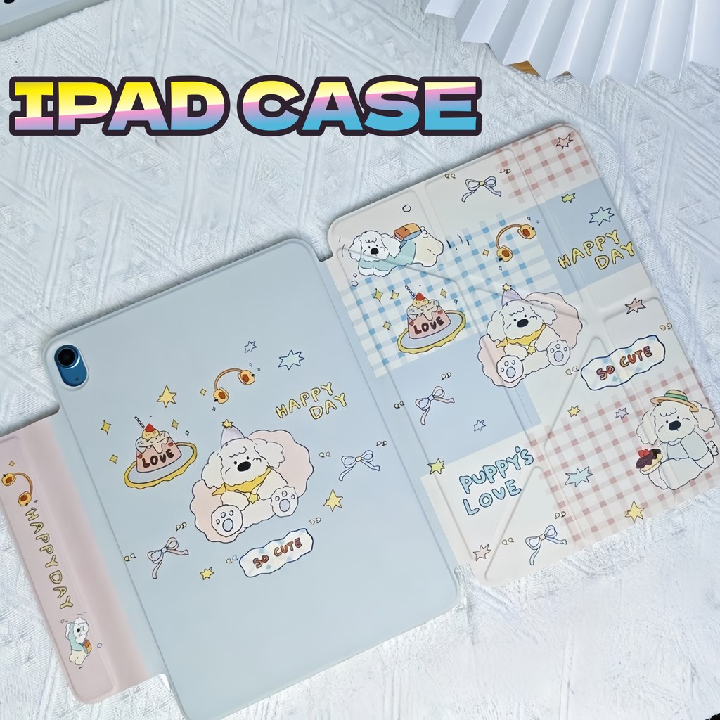 เคส iPad ป้องกันการงอ สำหรับPro 2025 M5 M4 Air11 Air7 Air6 Air5/4 Pro11 Gen11 A16 Gen10 2022 Gen9/8/7 MINI6/7แบบแม่เหล็ก