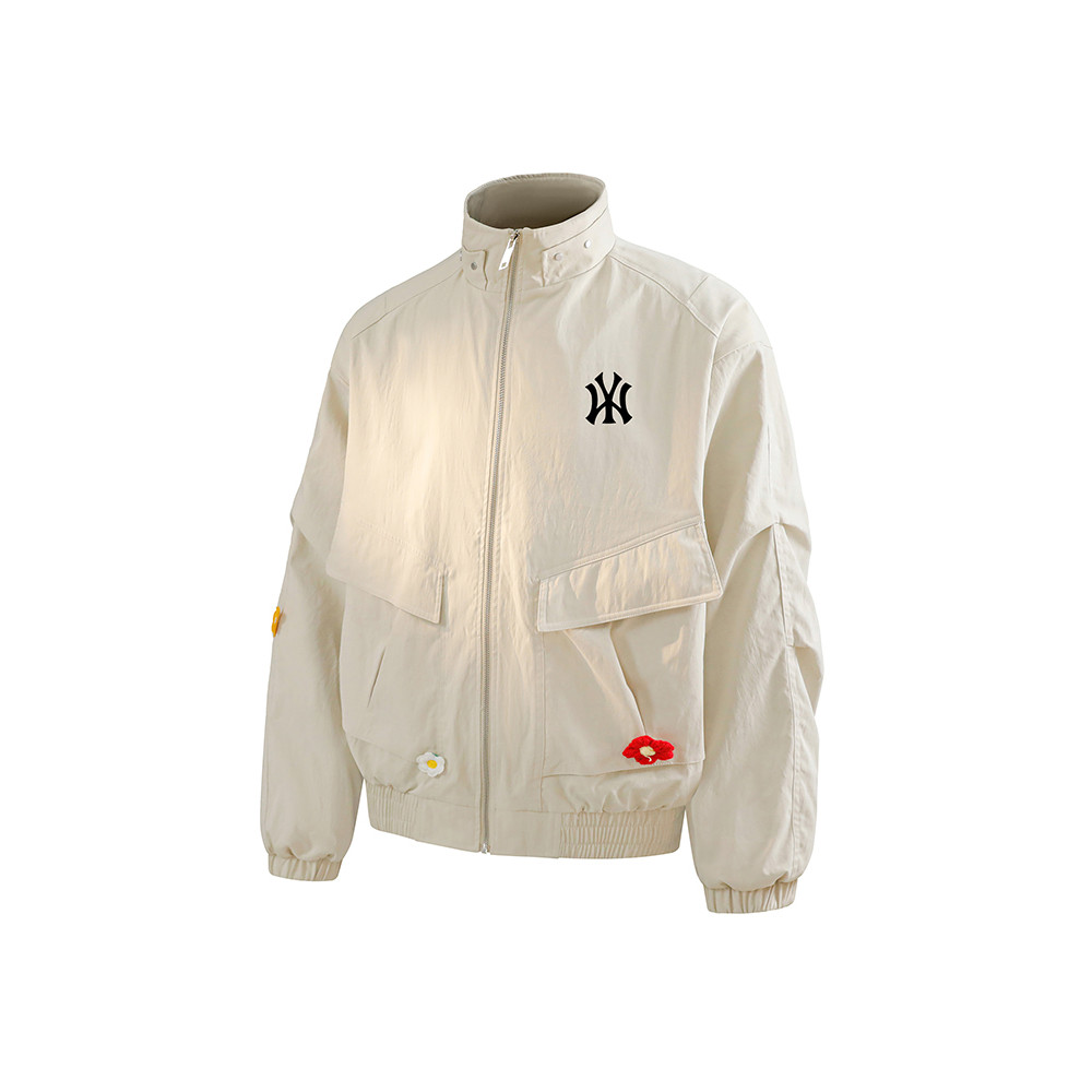 MLB American Retro Street Wear Loose Casual All-Match Jacket Jacket ผู้ชายผู้หญิงสไตล์