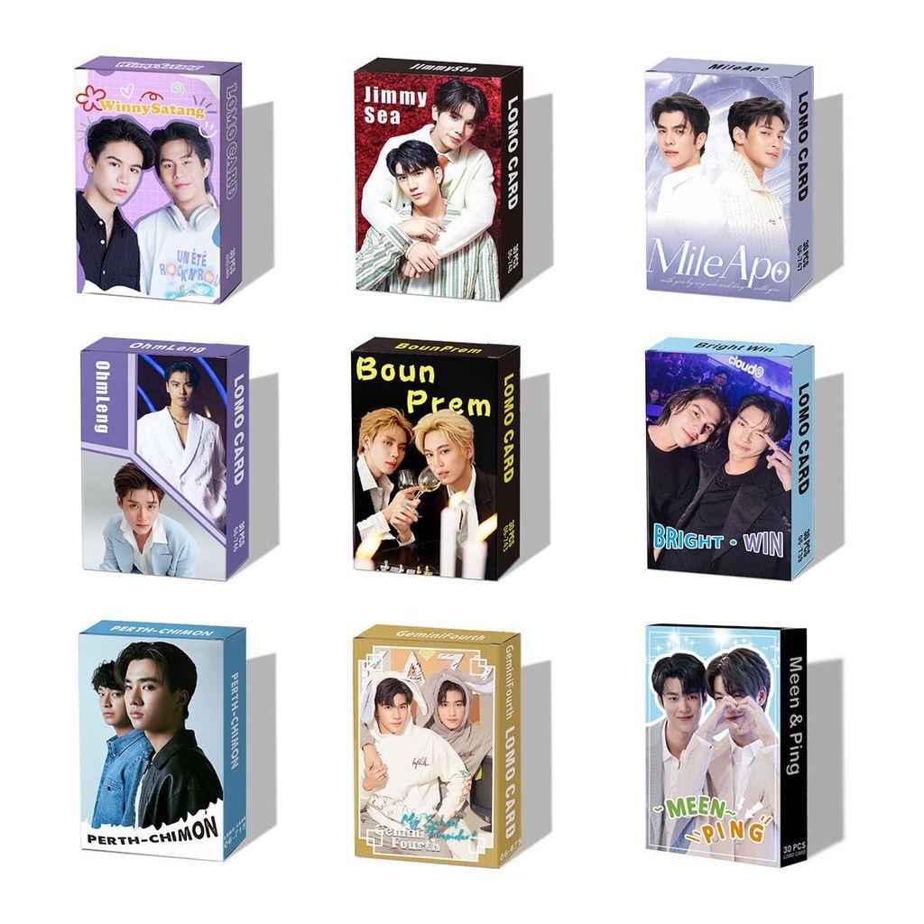 Taixing Pondphwin BounPrem OhmLeng ZEANNUNEW การ์ดรองรับ การ์ด LOMO 30 ชิ้น20251112