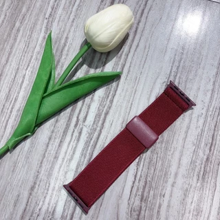 ZMZ สายนาฬิกา Smart watch สายผ้าOK แบบแม่เหล็กล็อค ขนาด 38/40/41/(S10)42mm 42/44/45/46/49mm