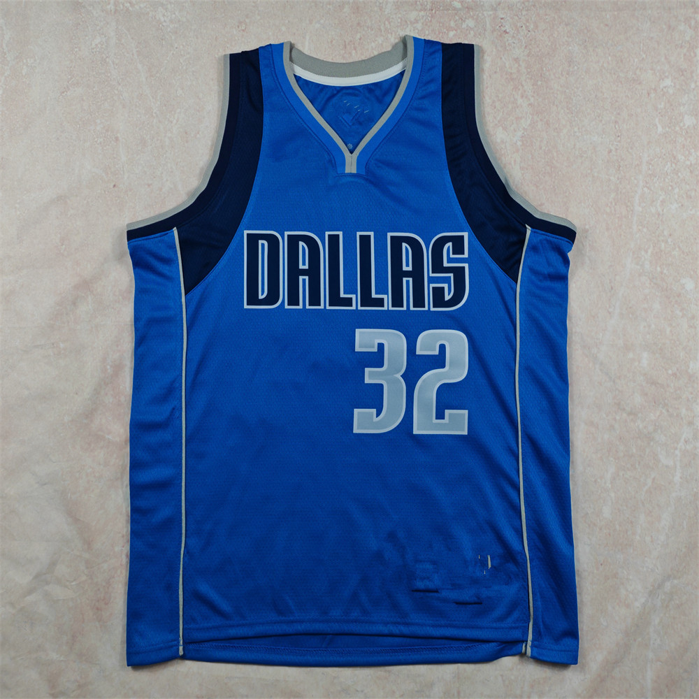 Calf 32 Blue Jersey เสื้อบาสเก็ตบอลรุ่นกดร้อน Dallas Lone Rangers เสื้อกั๊กลูกวัว Q072