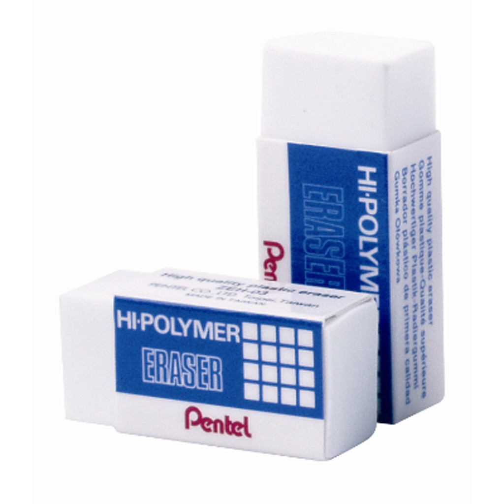 ยางลบดินสอ เพนเทล Hi-Polymer ZEH-03E ขนาดเล็ก