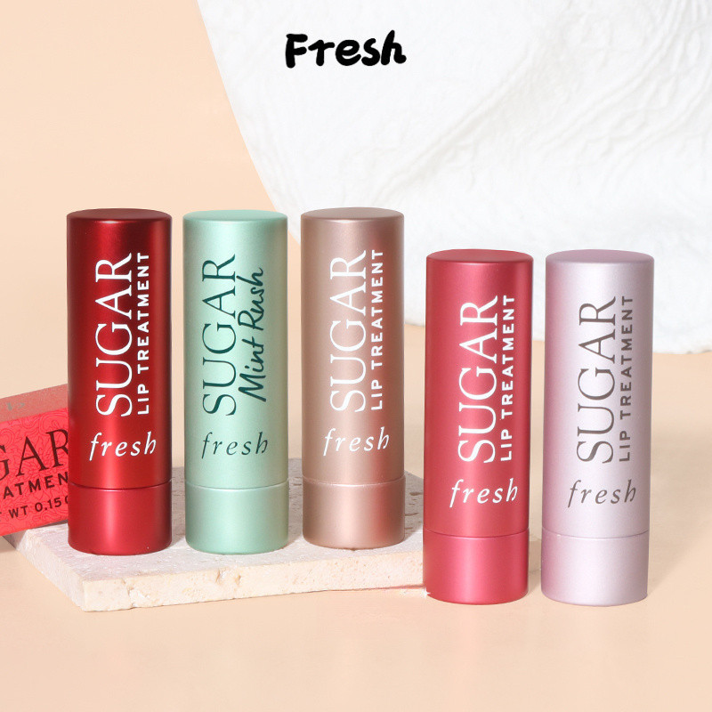 Fresh Brown Sugar ลิปสติก Lasting Moisturizing Natural Repair ฤดูใบไม้ร่วงและฤดูหนาว Anti Cracking Fade Lip Lines สบาย Lip Balm Lip Care