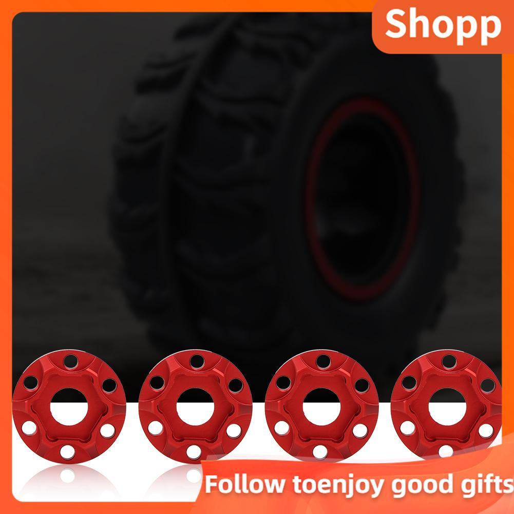 Shopp Shopp Dilwe อะแดปเตอร์ฮับหกเหลี่ยม 4 ชิ้นส่วนต่อล้อ Combiner เข้ากันได้กับรถ RC 1.9/2.2 นิ้วล้