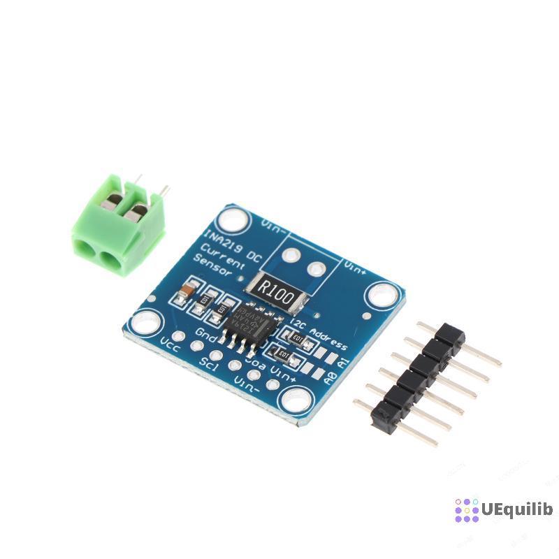 Uequilib 1/3/5pcs INA219 โมดูลสีฟ้า DIY 3V-5V IIC I2C MCU-219 Bidirectional Current Power Supply Mon