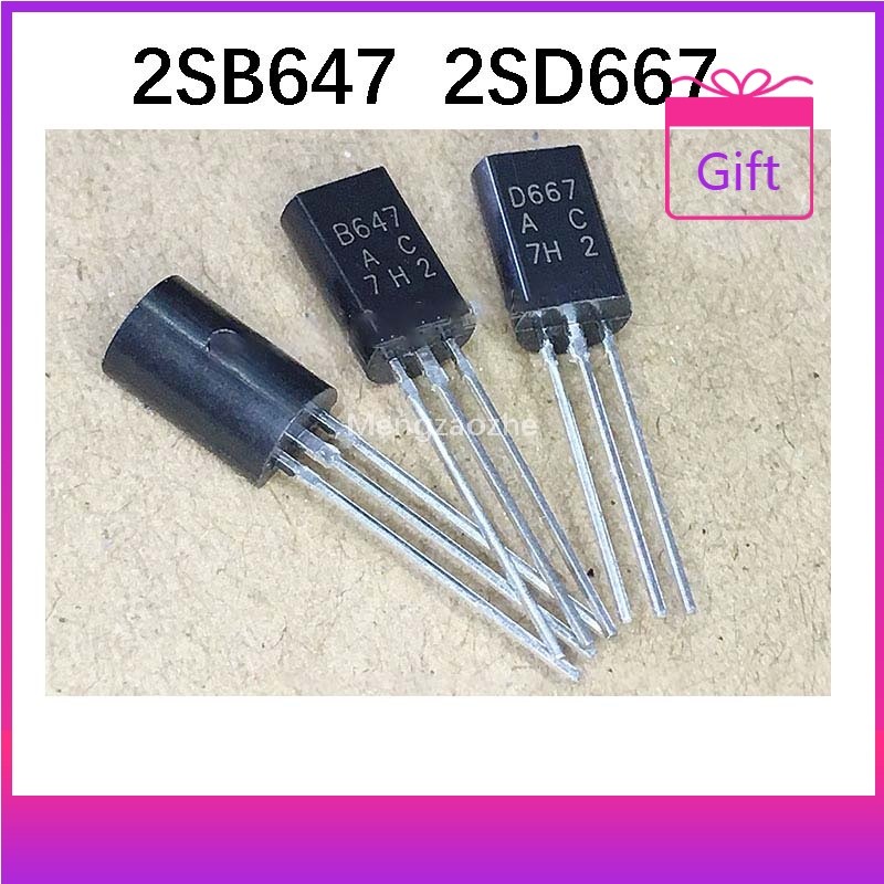 ใหม่ 50 ชิ้น 100 ชิ้น 2SD667 2SB647 D667 B647 Triode