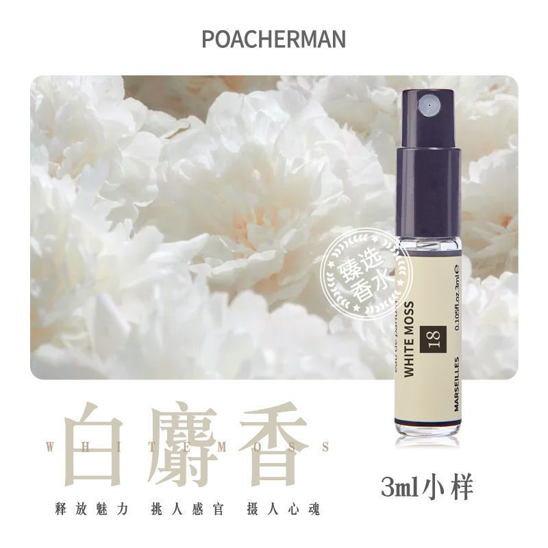 WHITE Musk Perfume Sample WHITE MOSS WHITE Musk Fragrance Fresh Fragrance Niche Perfume Trial Pack20