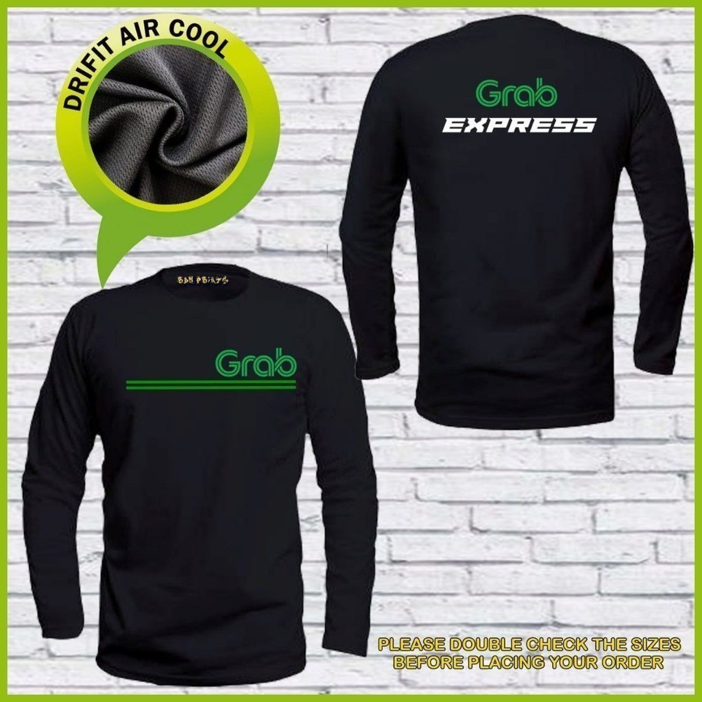 7  การจัดส่งที่รวดเร็วGrab Food Delivery Uniform: Long-sleeve/T-shirt, Comfortable and Breathable, W