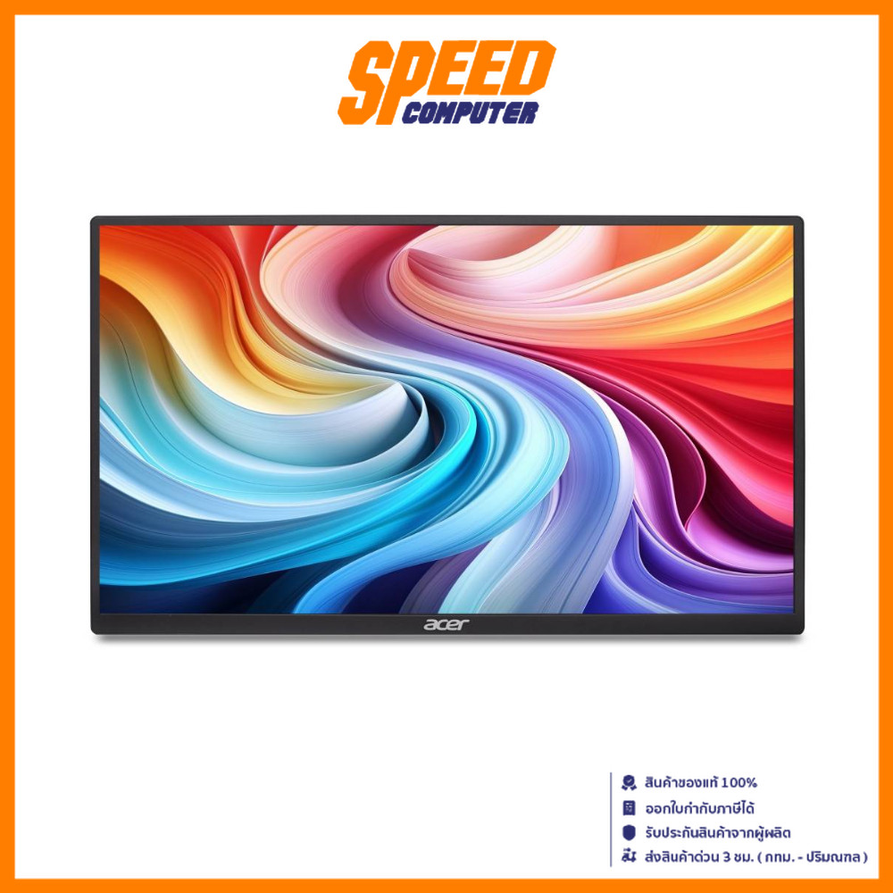 ACER PM161QJBMIUUX | 15.6" IPS FHD 60Hz | Portable Monitor (จอมอนิเตอร์พกพา) | By Speed Computer