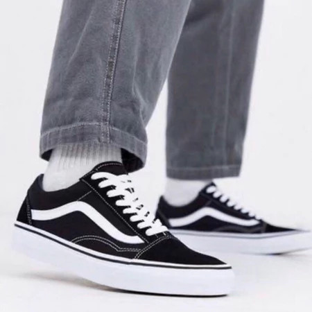 Old Skool หลายสีให้เลือก Sneakers Men and Women พักผ่อน รองเท้ากีฬา รองเท้าผ้าใบ Mashare V7 ดีไซน์ทั