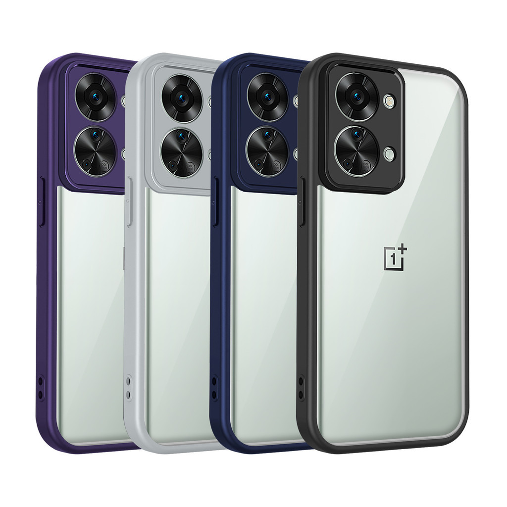 กรณี OnePlus Nord 2T 5G ปลอก 6.43 นิ้วรุ่น CPH2399, CPH2401 หรูหรา Frosted โปร่งใสสําหรับ OnePlus No