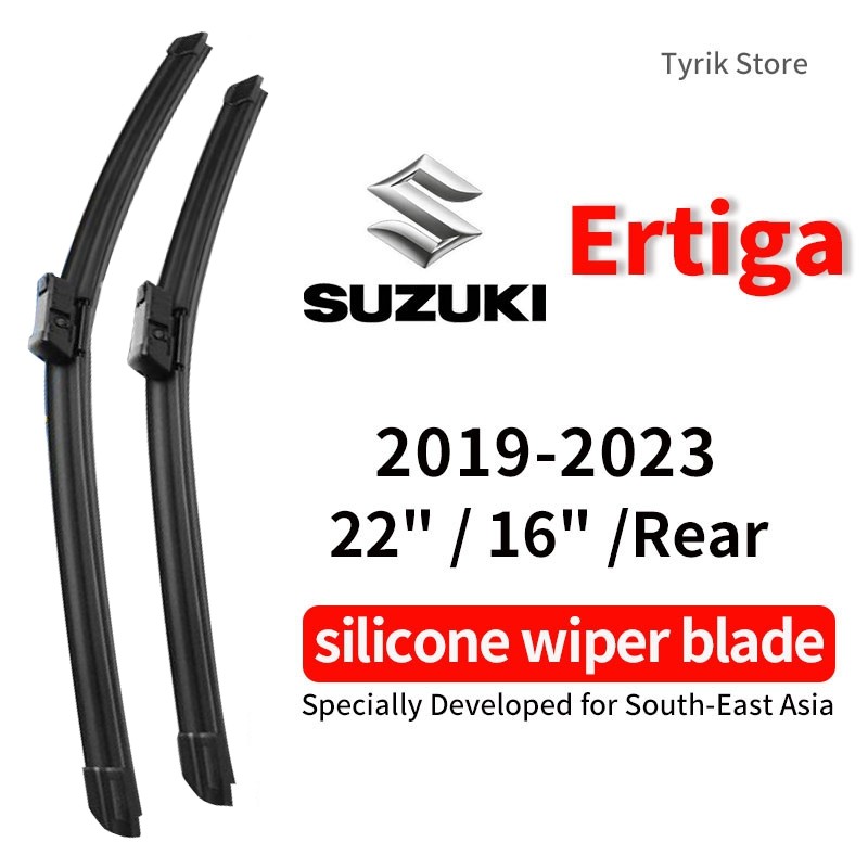 (ด้านหน้า/ด้านหลัง) ชุดใบปัดน้ำฝน Suzuki Ertiga สำหรับปี 2019-2023 wiper blade SUV Suzuki Ertiga ใบป