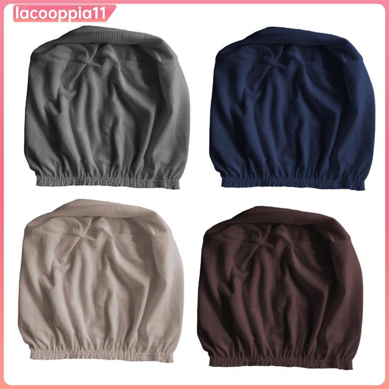 [lacooppia11] Stretch Ottoman Slipcover, Round Ottoman Storage Cover with Elastic Bottom, Irre Foot 