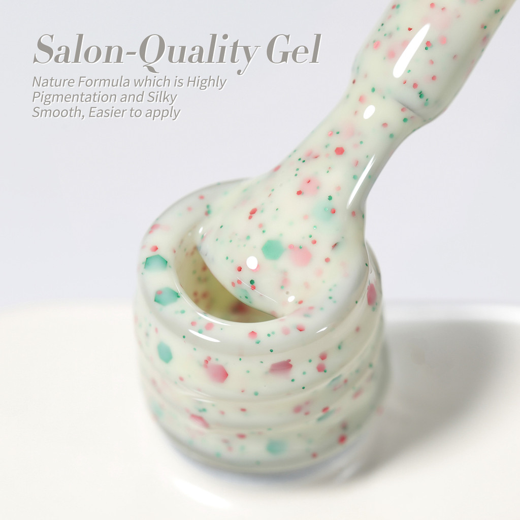 BORN PRETTY 15ml Jelly Holiday Star เจลโปแลนด์ Jingle Bell พวงหรีดคริสต์มาสออกแบบ Soak Off UV เล็บอุปกรณ์ศิลปะเคลือบเงา ราคา ถูกที่สุด ดีลบีเคเค แกลเลอรีภาพที่ 6