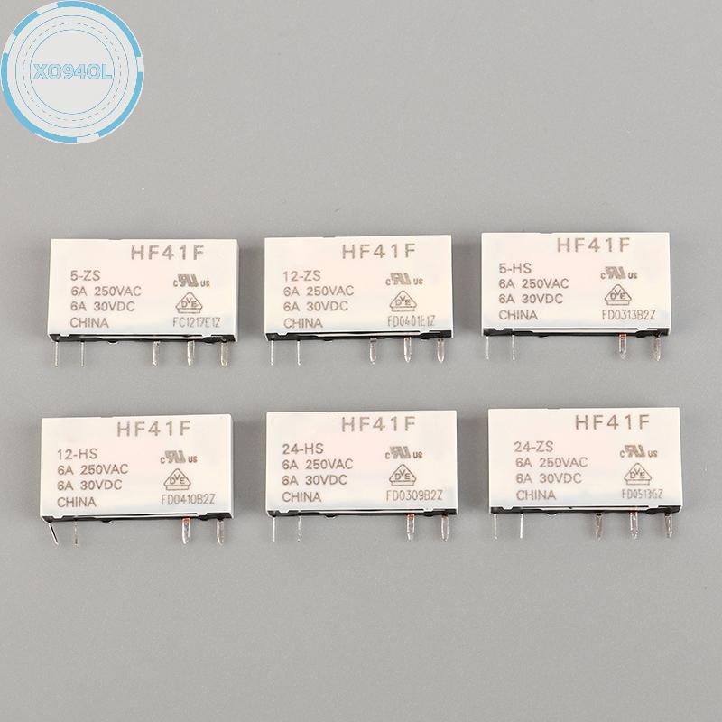 Xo94ol HF41F-24-ZS HF41F-12-ZS HF41F-5-ZS HF41F-5-HS HF41F-12-HS HF41F-24-HS รีเลย์อุตสาหกรรม Submin