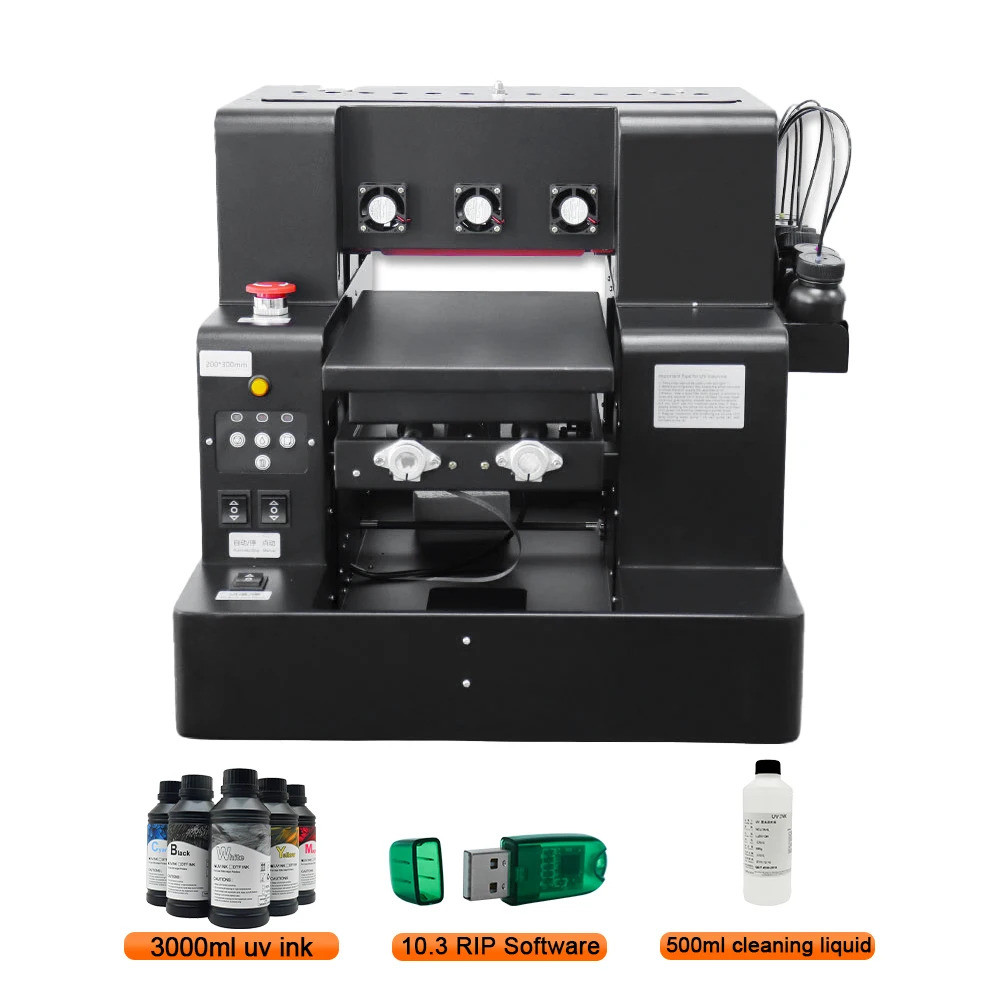A3 Uv Flatbed เครื่องพิมพ์ Impresora Uv Dtf สติกเกอร์ถ่ายโอนเครื่องพิมพ์ A3 Uv Dtf การพิมพ์เครื่องสํ