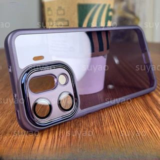สําหรับ OPPO ค้นหา X9Pro X9 Ultra Pro X9S 2025 เคสโทรศัพท์สแควร์ปลอก FindX9Pro FindX9 FindX9Ultra Clear นุ่มคู่เปลือกกันกระแทก TPU ชุบโปร่งใสแฟชั่นปกหลัง
