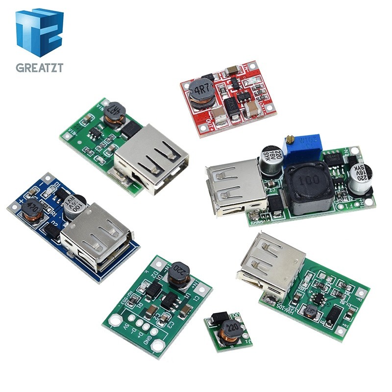 DC-DC Boost โมดูล 0.9-5V ถึง 5V 9V 480MA 600MA 1200MA 2000MA เอาต์พุต USB แรงดันไฟฟ้า Step UP แบตเตอ
