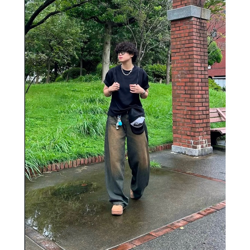 [SofiyaStore] OVERSIZE BAGGY LOOSE JEANS FOR MEN 801