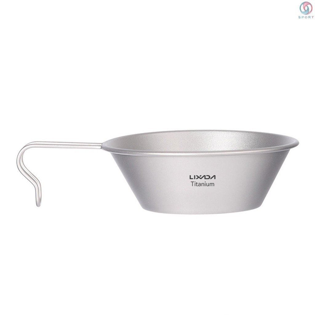 LIXADA หม้อ titanium พร้อมที่จับ ใช้สำหรับแคม핑และ.picnic กลางแจ้ง