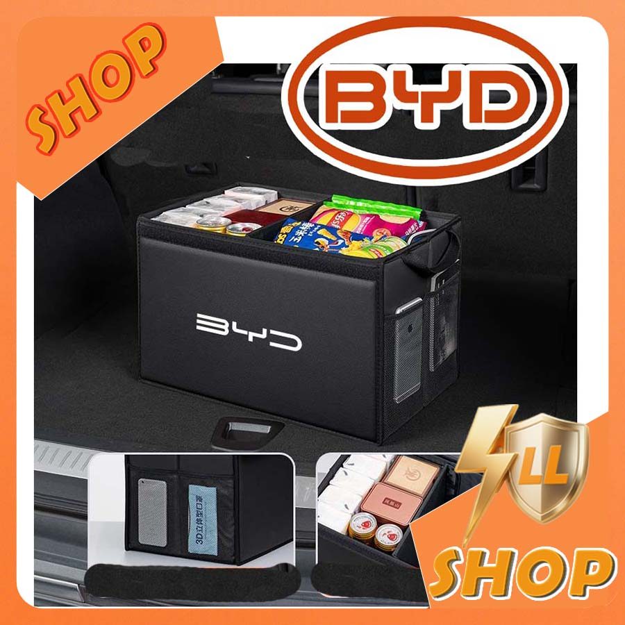 [READY]BYD DOLPHIN Trunk Leather Storage Box ATTO3 Body Kit BYD SEAL SEALION 7 Car Decoration SEALIO
