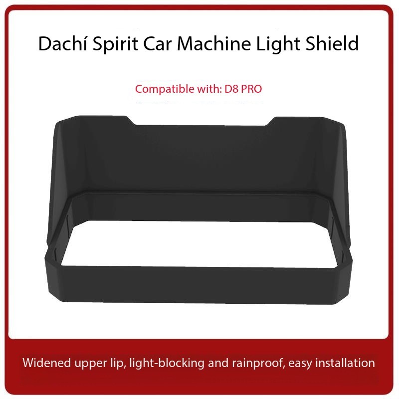 Dachispirit D8Pro5.99 นิ้ว ม่านบังแดดเฉพาะสําหรับแดชบอร์ดนําทางรถจักรยานยนต์, แผงป้องกันแสงและฝน